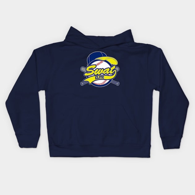 SWAT Baseball Logo Kids Hoodie by DavesTees